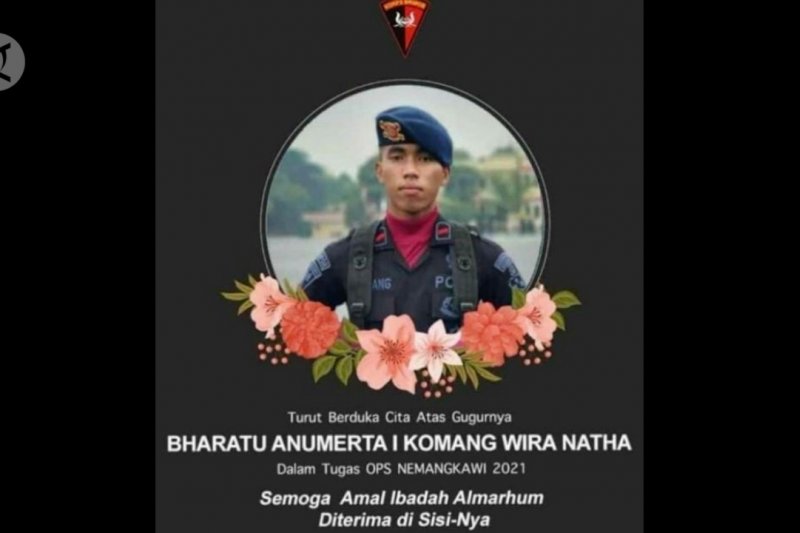 Kapolri beri kenaikan pangkat anggota Brimob yang tertembak KKB