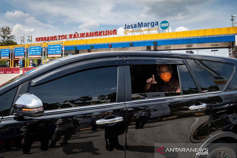 Posko penyekatan pemudik di Kota Semarang