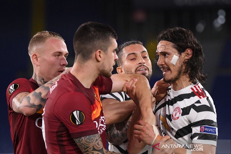 MU tetap ke final Liga Europa meski kalah di leg kedua lawan Roma
