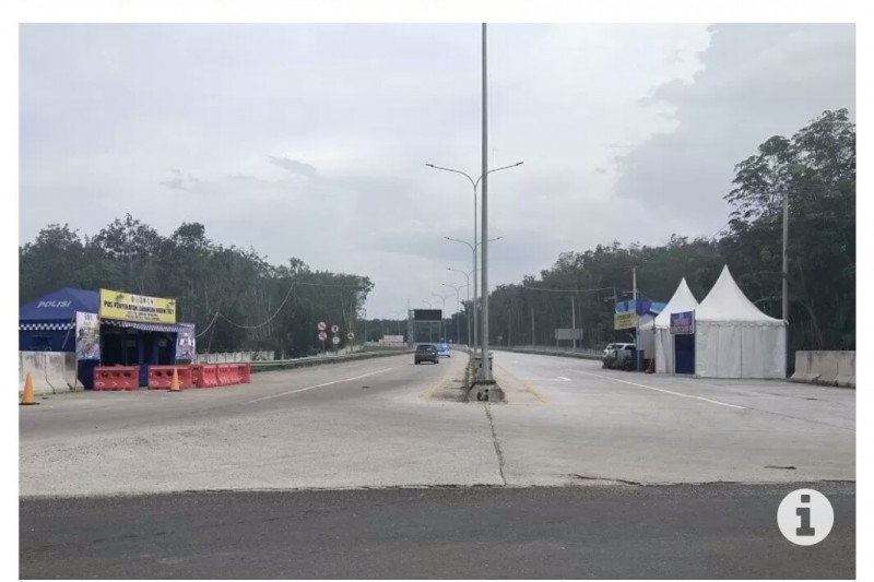 Arus kendaraan di ruas Tol Terpeka alami penurunan 42 persen