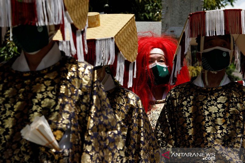 Festival Sanja Matsuri digelar saat pandemi COVID-19 di Tokyo