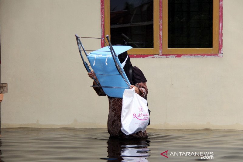 Banjir Dumai Usai Lebaran