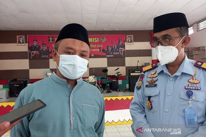 88 napi dan tiga pegawai Lapas Rajabasa-Lampung positif COVID-19
