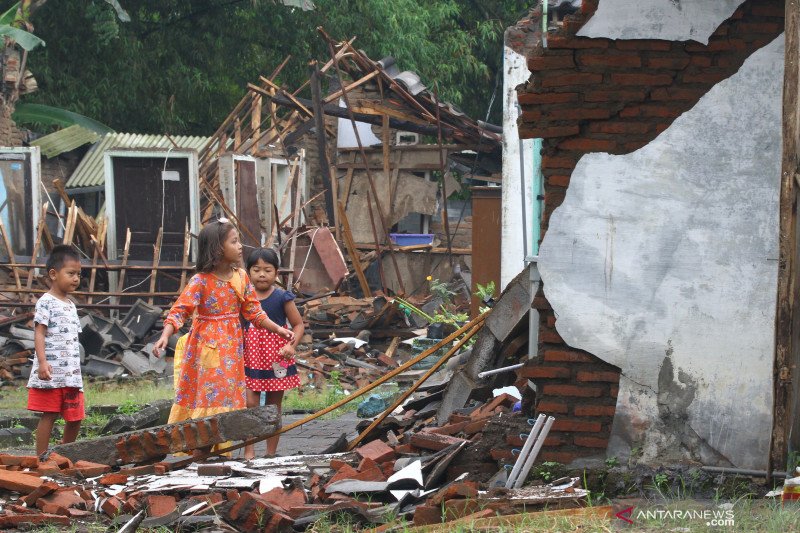 Rumah rusak akibat gempa Blitar di Malang capai 492 unit