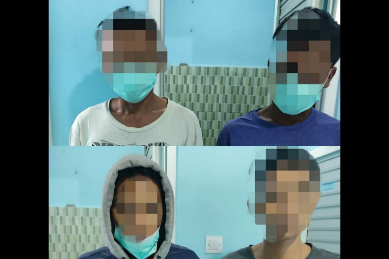 Lagi asyik nyabu, lima pemuda di Selong Lotim ditangkap polisi