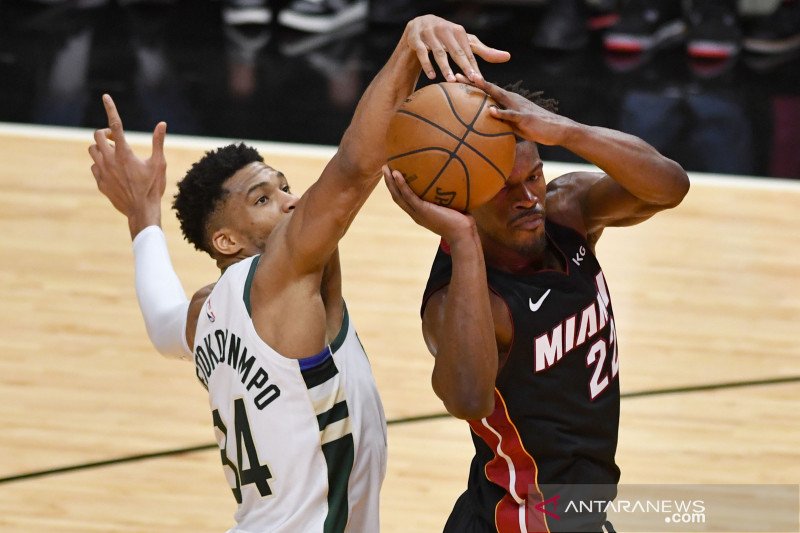 Playoff NBA: Bucks kembali menang atas Miami Heat
