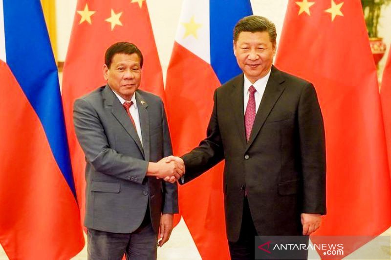 Xi, Duterte singgung Laut China Selatan