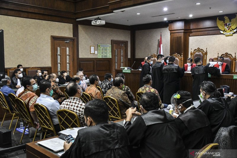 Sidang dakwaan tersangka korporasi kasus Jiwasraya