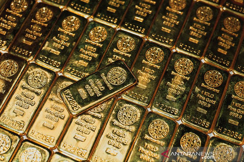 Harga Emas naik 11,2 dolar ke tertinggi 2 bulan, karena “greenback” melemah