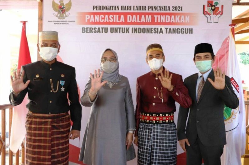 Wagub ajak masyarakat Sulbar gelorakan nilai luhur Pancasila