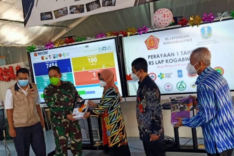 Abadikan setahun tangani COVID-19, RSLI Surabaya terbitkan lima buku
