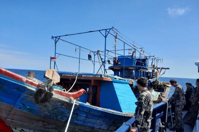 KKP amankan tujuh kapal menangkap ikan secara ilegal di Riau