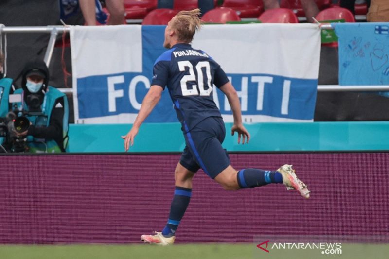 Finlandia menundukkan Denmark 1-0 setelah Christian Eriksen kolaps