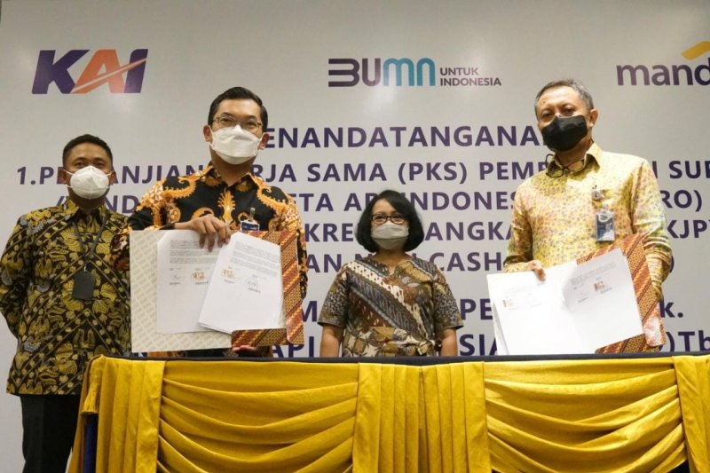 Bank Mandiri siapkan pembiayaan kredit talangan bagi vendor mitra KAI