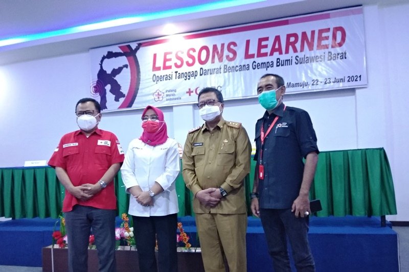 PMI evaluasi operasi tanggap darurat bencana gempa bumi Sulbar