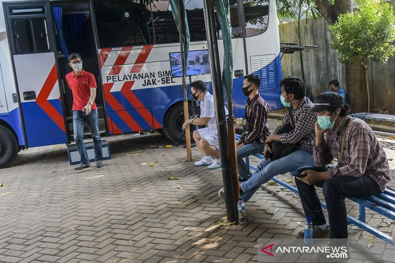 Ada lima lokasi pelayanan SIM Keliling di Jakarta pada Jumat