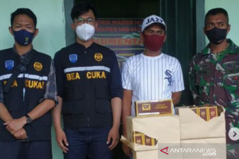 Bea Cukai Kendari menggagalkan peredaran rokok ilegal