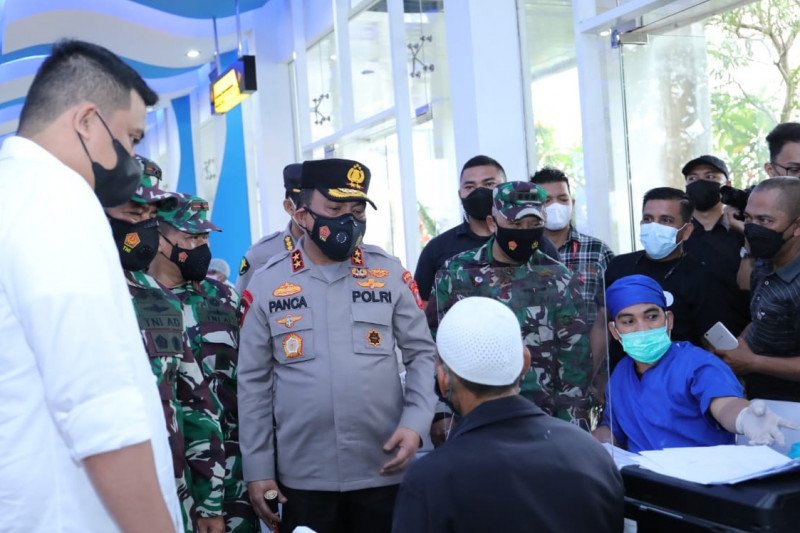 Polda Sumut telah memvaksinasi 71.428 orang