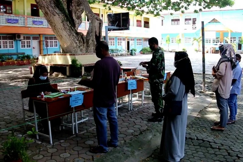 Penerimaan siswa baru di Lhokseumawe terapkan prokes ketat