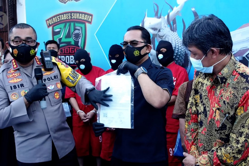 Polisi ungkap mafia tanah Surabaya