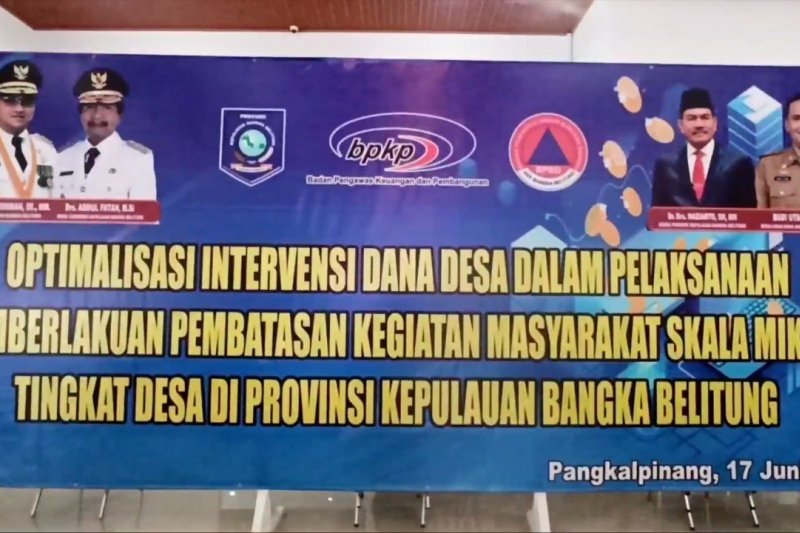 Pemprov Babel minta kades tak ragu gunakan ADD tangani COVID-19