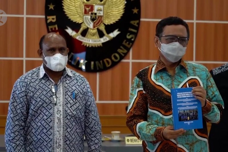 Mahfud MD: Presiden sarankan solusi isu di Papua tanpa senjata