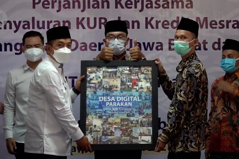 Ridwan Kamil luncurkan Desa Digital Parakan di Karawang
