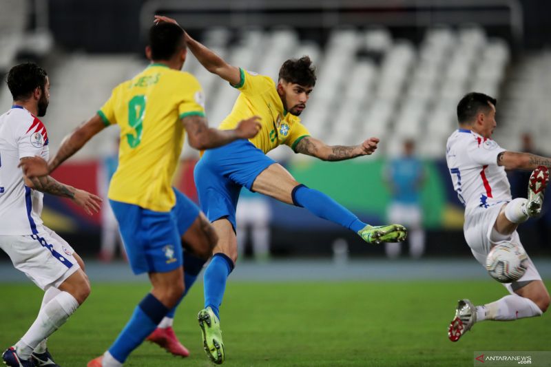 Gol Lucas Paqueta mengantarkan Brazil ke semifinal Copa America