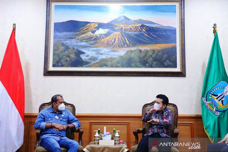 Wagub Jatim berdiskusi dengan Wamenkumham bahas HAKI