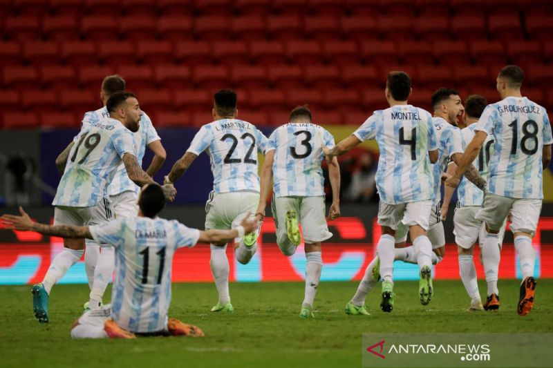 Menang adu penalti, Argentina hadapi Brazil di final Copa America