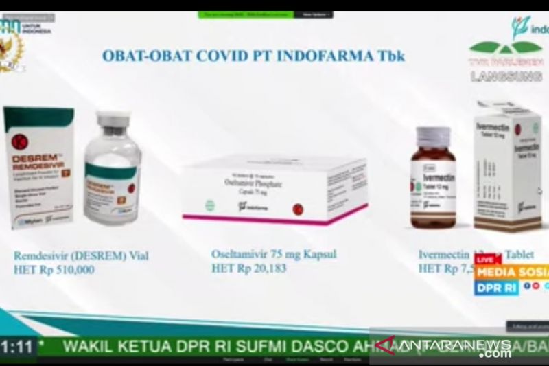 Indofarma tingkatkan produksi Ivermectin hingga dua kali lipat