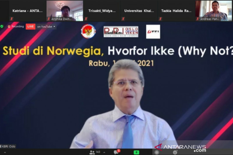 Dubes RI ajak pemuda masuki pasar global lewat studi di Norwegia