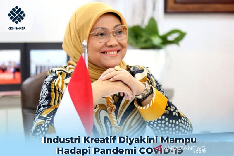 Menaker yakin industri kreatif mampu hadapi tantangan pandemi