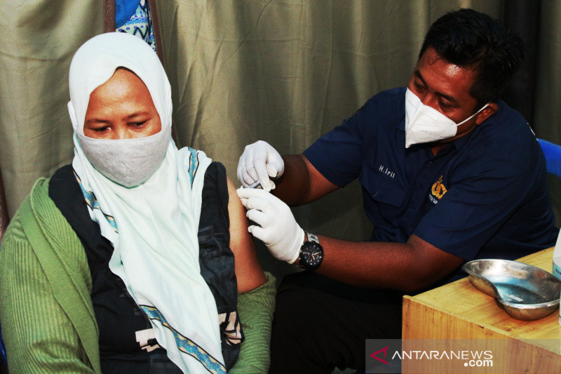 Polresta Banjarmasin gelar vaksin tahap dua di Gerai Vaksinansi Presisi