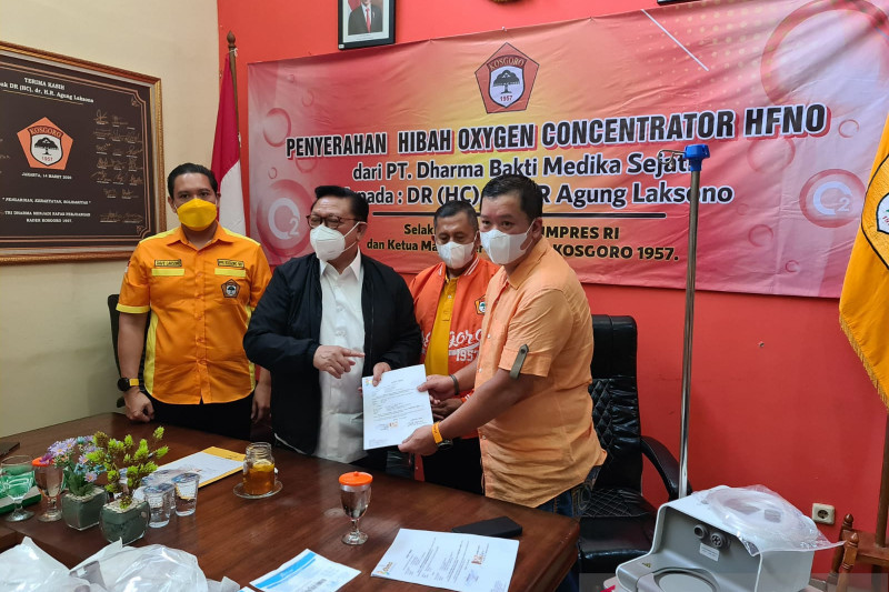 Kosgoro 1957 distribusikan konsentrator oksigen ke rumah sakit