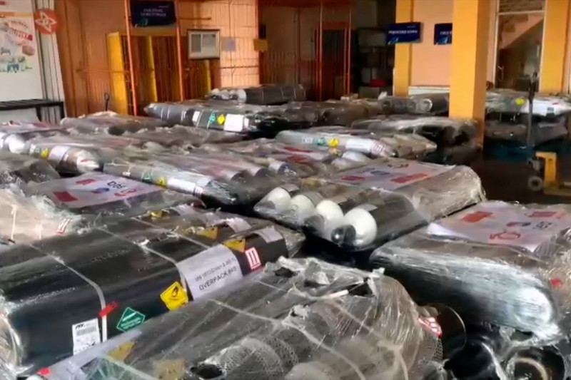 Solo siap distribusikan 240 tabung oksigen dari Singapura
