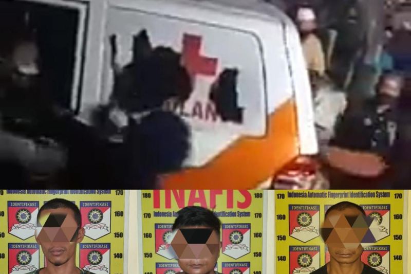 Polres Jember tetapkan tiga tersangka perusak ambulans