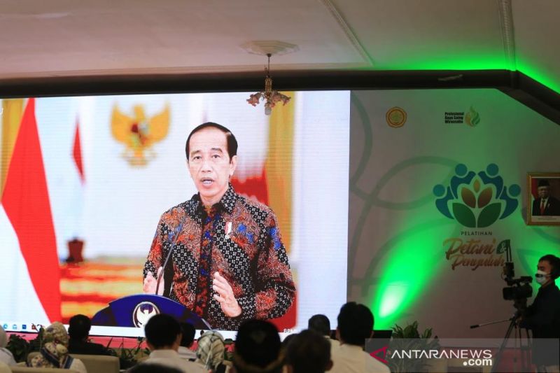 Presiden Jokowi ingin petani jadi profesi yang menjanjikan