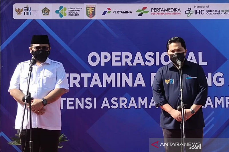 Erick: RS darurat COVID-19 jadi bukti negara hadir