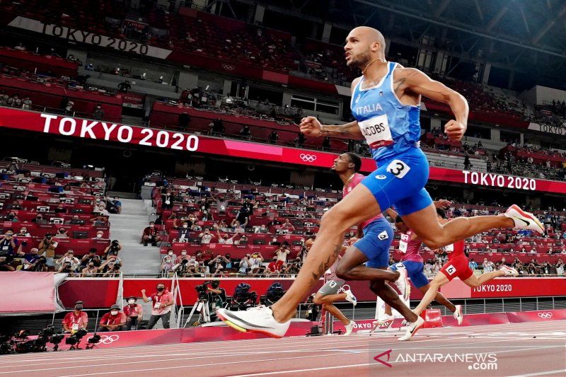 Peraih dua medali emas Olimpiade Tokyo Marcell Jacobs bantah gunakan doping