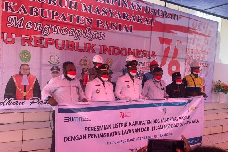 PLN tingkatkan waktu nyala listrik di Meepago Papua menjadi 24 jam