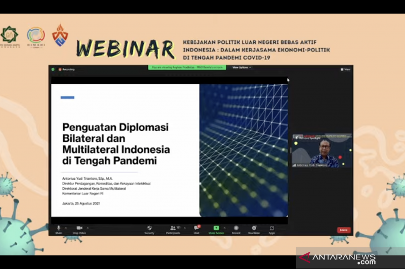 Kemlu: Perdagangan internasional kunci pemulihan ekonomi Indonesia