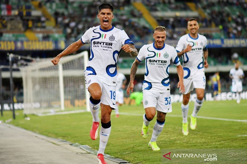 Liga Italia : Dwigol Joaquin Correa antar Inter bangkit kalahkan Verona 3-1