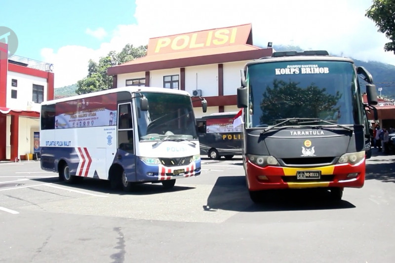 Polda Malut sediakan 10 bus layani antar-jemput vaksinasi