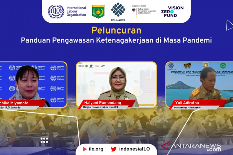 Cegah COVID-19 di tempat kerja, Kemenaker dorong kerja sama parapihak