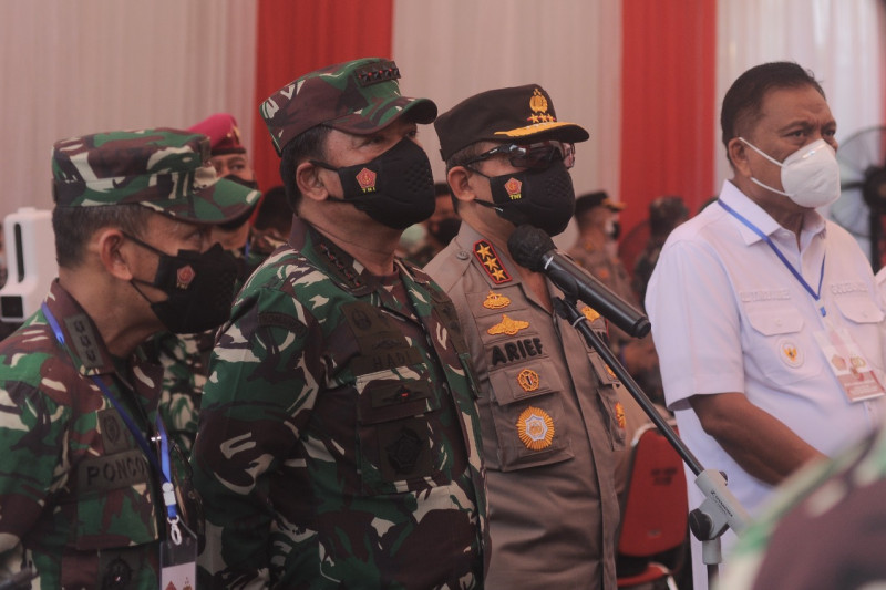 Kunjungan Panglima TNI di Manado, Sulut