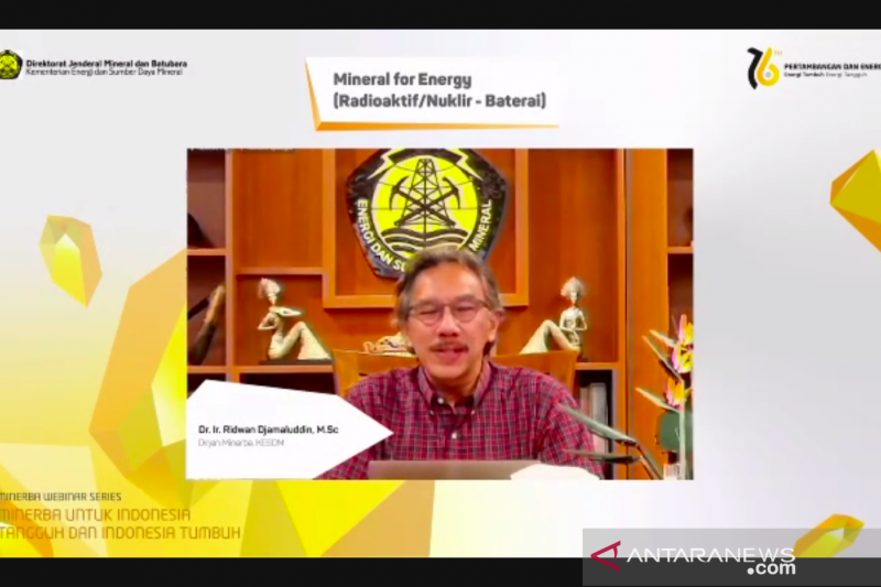 Dirjen Minerba: Nuklir menjadi opsi energi potensial bagi Indonesia