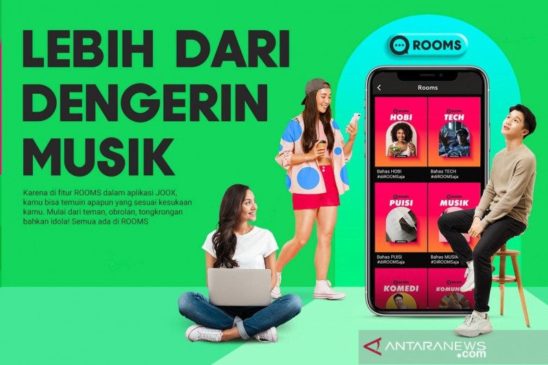 Kiat kreator buat konten audio di JOOX ROOMS