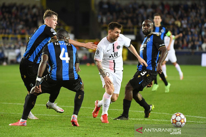 Liga Champions: PSG bermain imbang 1-1 lawan Club Brugge