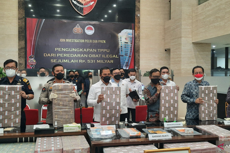 Polri-PPATK mengungkap kasus TPPU senilai Rp531 miliar